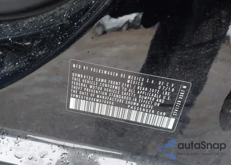 2019 Volkswagen Jetta 1.4T R-Line/1.4T S/1.4T Se из США, поврежденный, VIN 3VWC57BU9KM070956